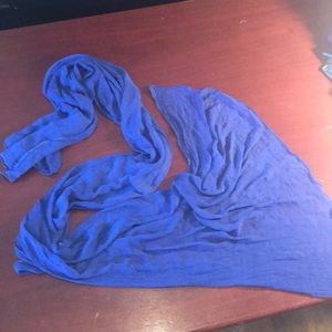 Beautiful royal blue looong scarf